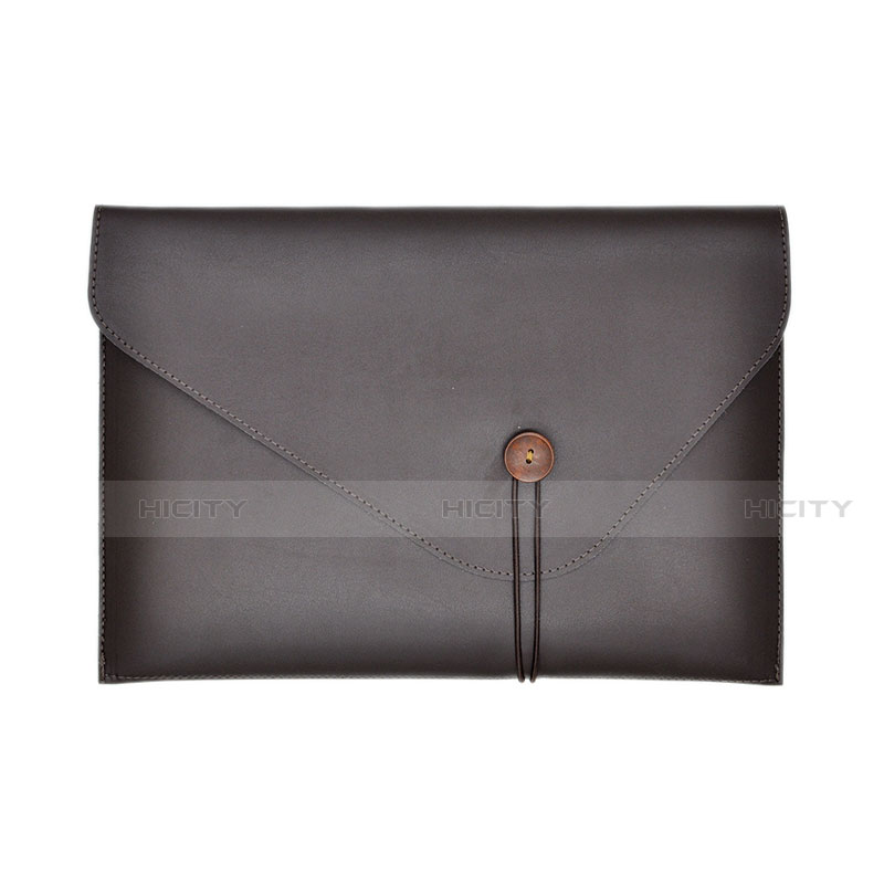Leder Handy Tasche Sleeve Schutz Hülle L22 für Apple MacBook Air 11 zoll Braun