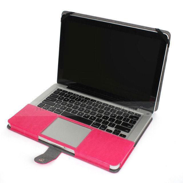 Leder Handy Tasche Sleeve Schutz Hülle L24 für Apple MacBook 12 zoll