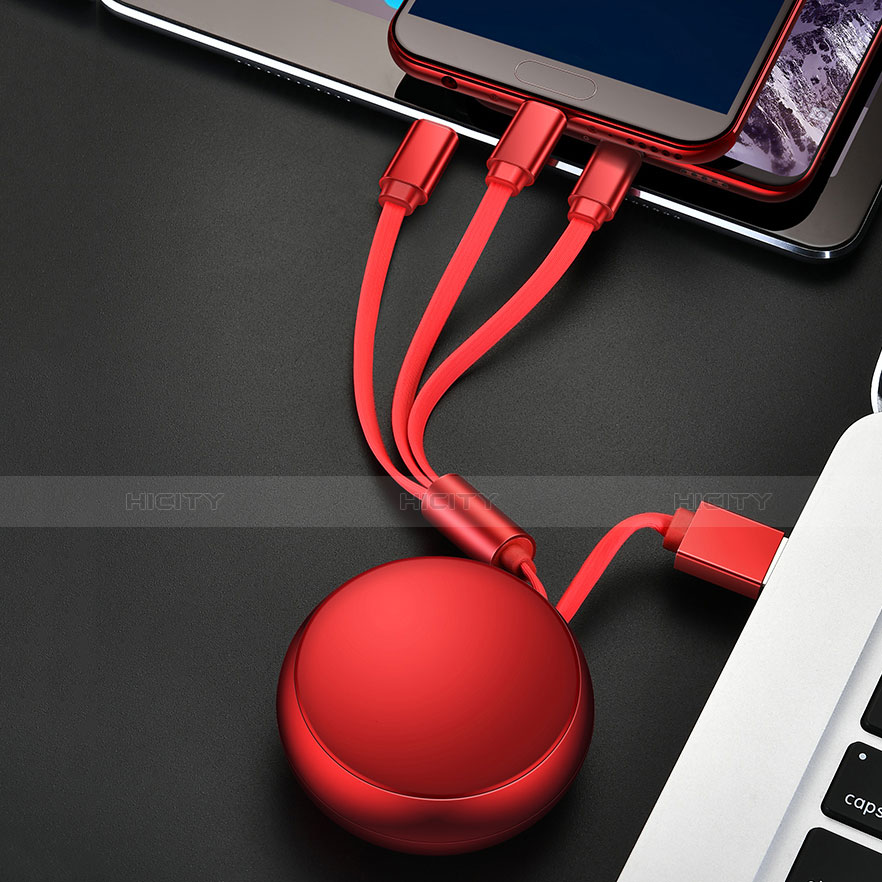 Lightning USB Ladekabel Kabel Android Micro USB C09 für Apple iPhone 13 Pro Max groß
