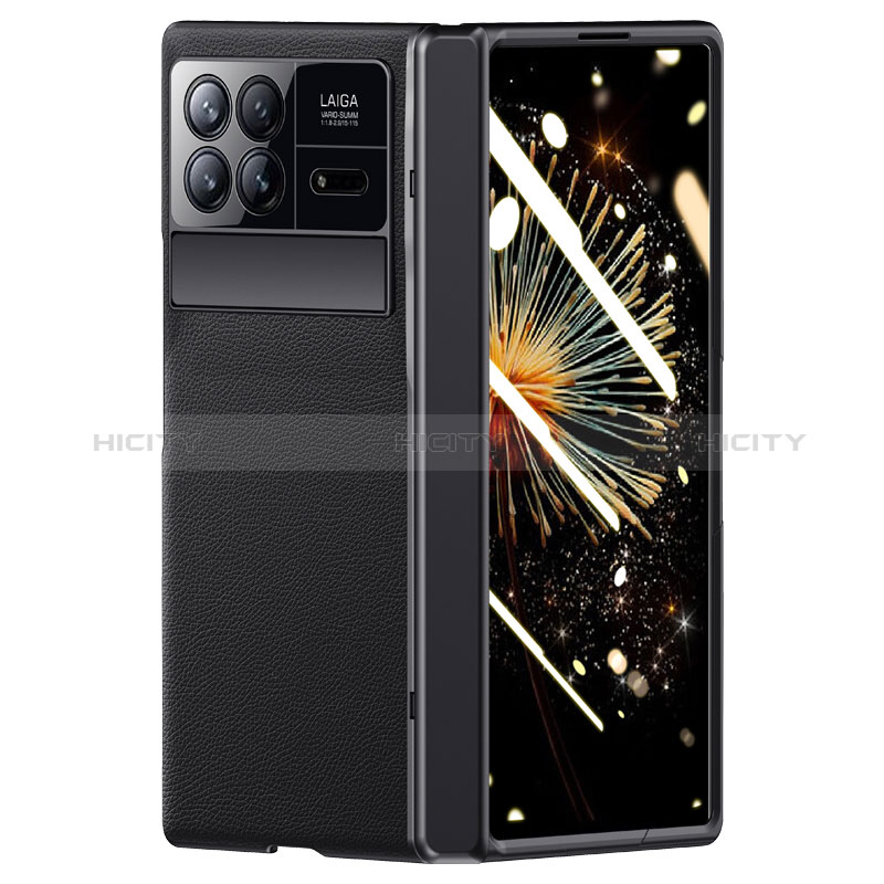 Luxus Leder Hülle Handyhülle und Kunststoff Schutzhülle Hartschalen Tasche L03 für Xiaomi Mix Fold 3 5G