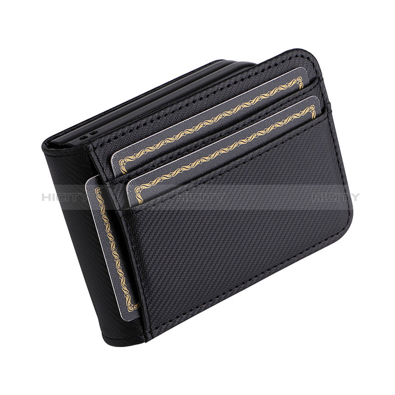 Luxus Leder Hülle Handyhülle und Kunststoff Schutzhülle Hartschalen Tasche R03 für Samsung Galaxy Z Flip3 5G