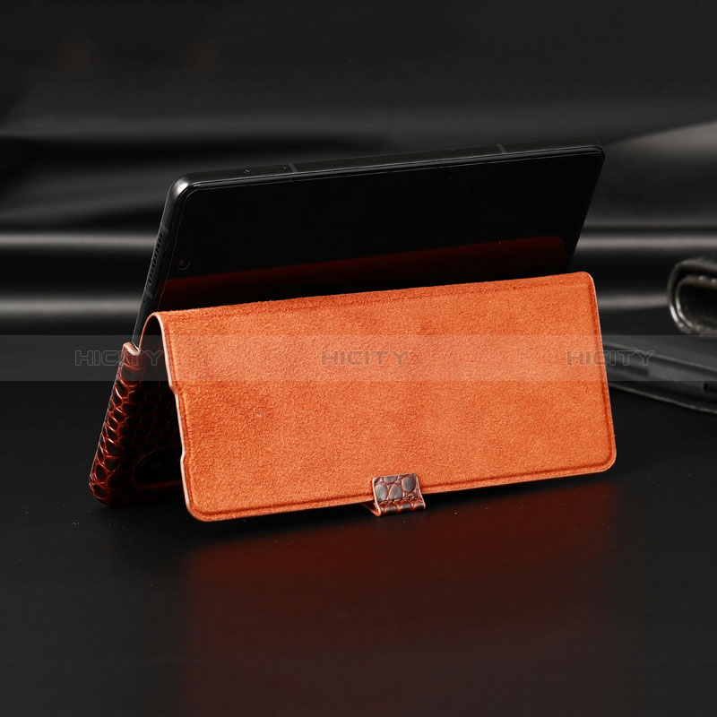 Luxus Leder Hülle Handyhülle und Kunststoff Schutzhülle Hartschalen Tasche T03 für Samsung Galaxy Z Fold3 5G