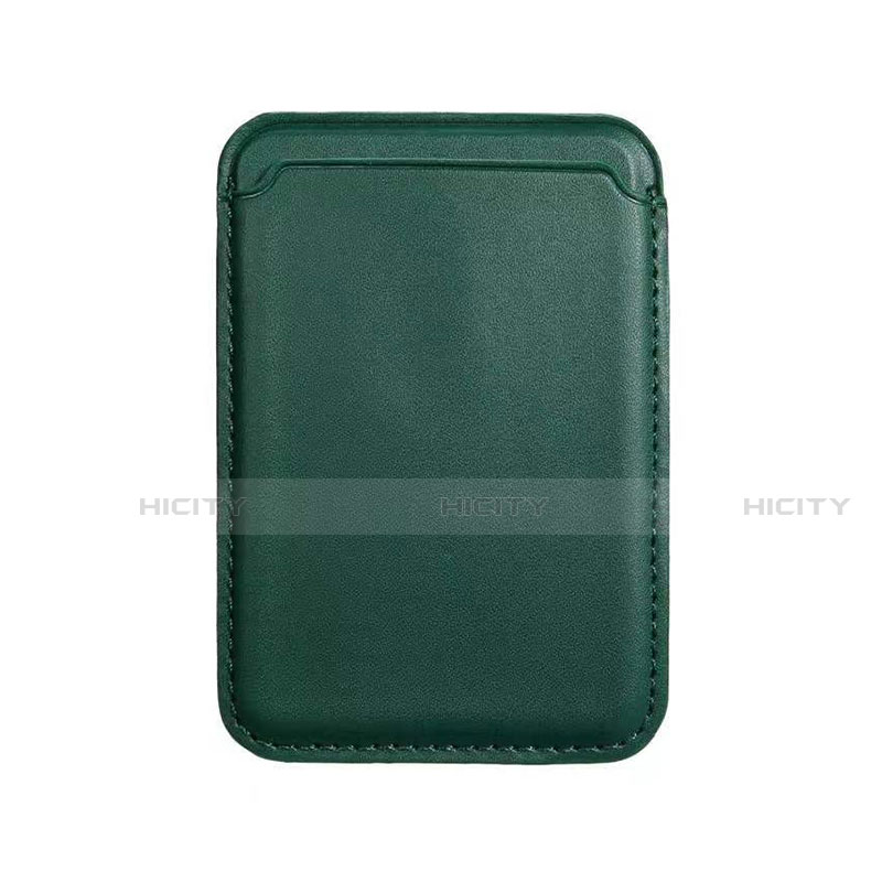 Luxus Leder Wallet Schutzhülle mit Mag-Safe Magnetic Magnetisch für Apple iPhone 12 Mini Grün Plus