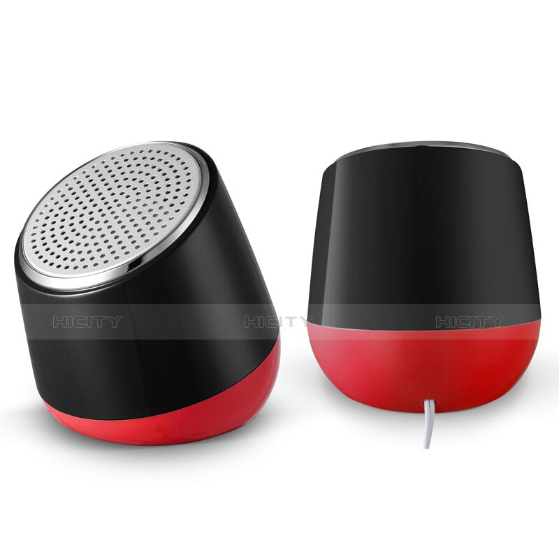 Mini Lautsprecher Stereo Speaker S02 Schwarz groß