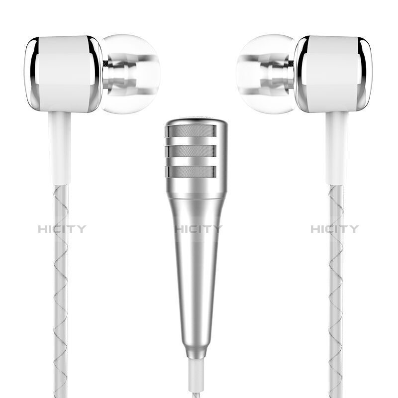 Mini-Stereo-Mikrofon Mic 3.5 mm Klinkenbuchse M01 Silber