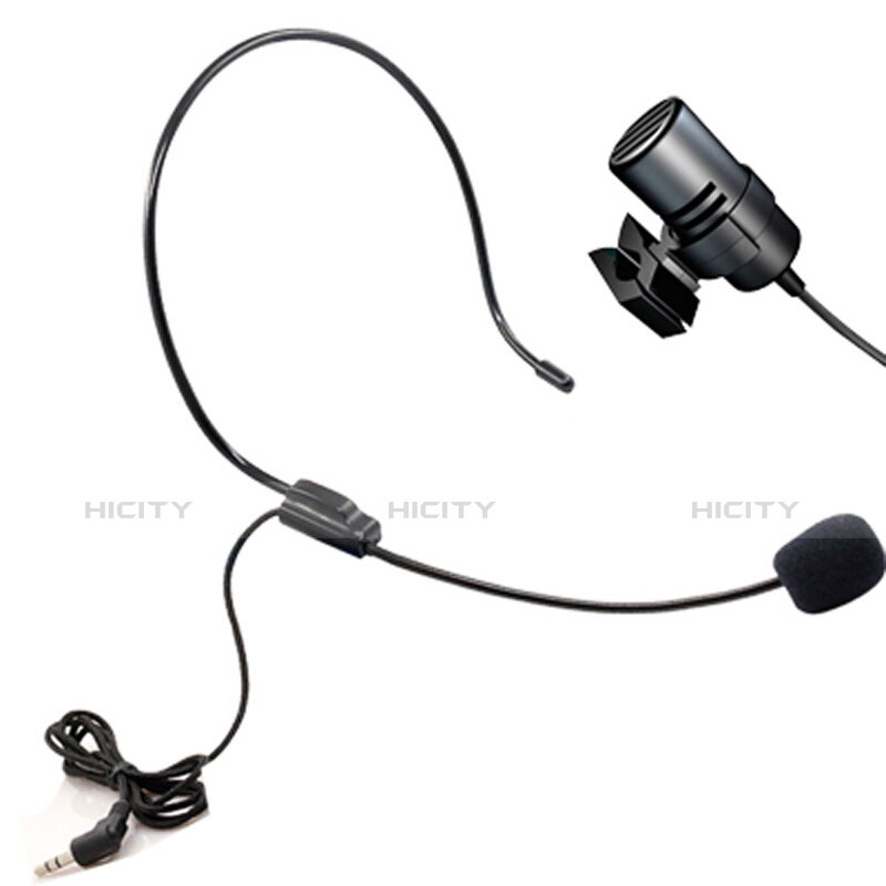 Mini-Stereo-Mikrofon Mic 3.5 mm Klinkenbuchse M11 Schwarz