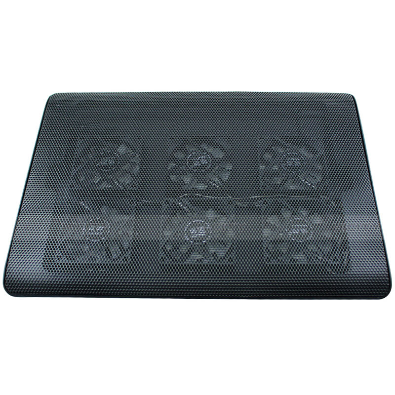 NoteBook Halter Halterung Kühler Cooler Kühlpad Lüfter Laptop Ständer 9 Zoll bis 16 Zoll Universal M03 für Apple MacBook Pro 13 zoll (2020) Schwarz