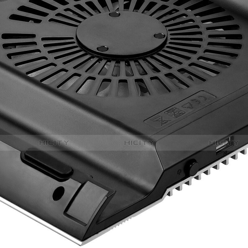 NoteBook Halter Halterung Kühler Cooler Kühlpad Lüfter Laptop Ständer 9 Zoll bis 16 Zoll Universal M26 für Apple MacBook Pro 13 zoll (2020) Silber