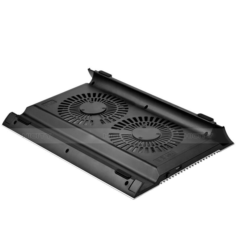 NoteBook Halter Halterung Kühler Cooler Kühlpad Lüfter Laptop Ständer 9 Zoll bis 16 Zoll Universal M26 für Huawei MateBook D15 (2020) 15.6 Silber