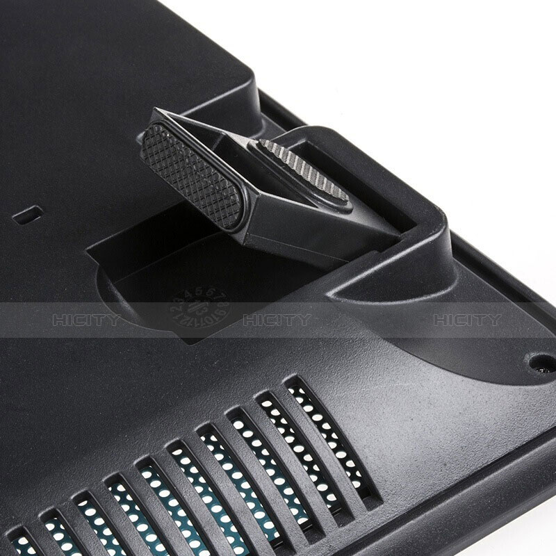NoteBook Halter Halterung Kühler Cooler Kühlpad Lüfter Laptop Ständer 9 Zoll bis 17 Zoll Universal L04 für Huawei Honor MagicBook 14 Blau groß