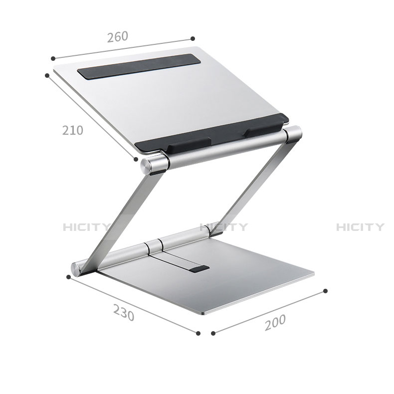 NoteBook Halter Halterung Laptop Ständer Universal K01 für Huawei MateBook D14 (2020) Silber