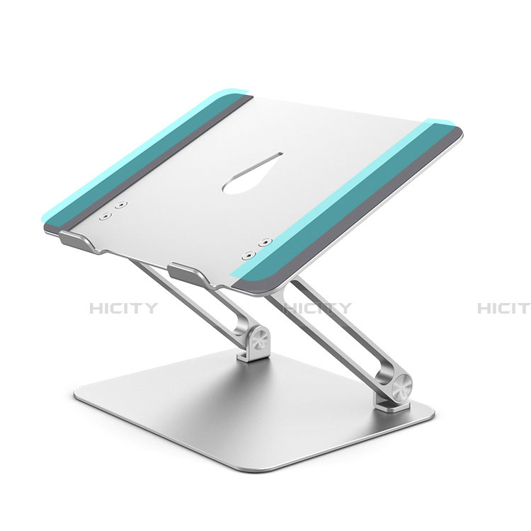 NoteBook Halter Halterung Laptop Ständer Universal K02 für Samsung Galaxy Book S 13.3 SM-W767 Silber groß