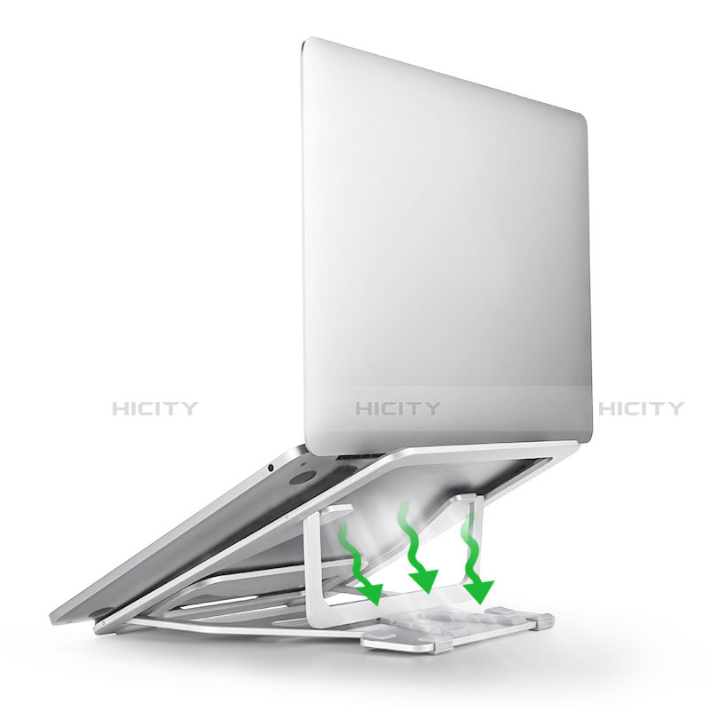 NoteBook Halter Halterung Laptop Ständer Universal K03 für Huawei Honor MagicBook 14 Silber