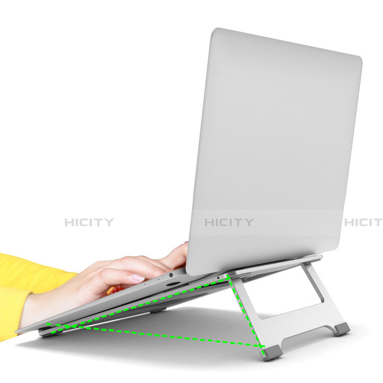 NoteBook Halter Halterung Laptop Ständer Universal K05 für Apple MacBook 12 zoll Silber