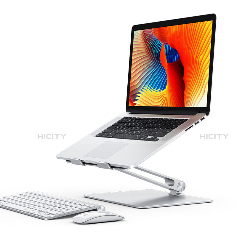 NoteBook Halter Halterung Laptop Ständer Universal K07 für Apple MacBook 12 zoll Silber Plus