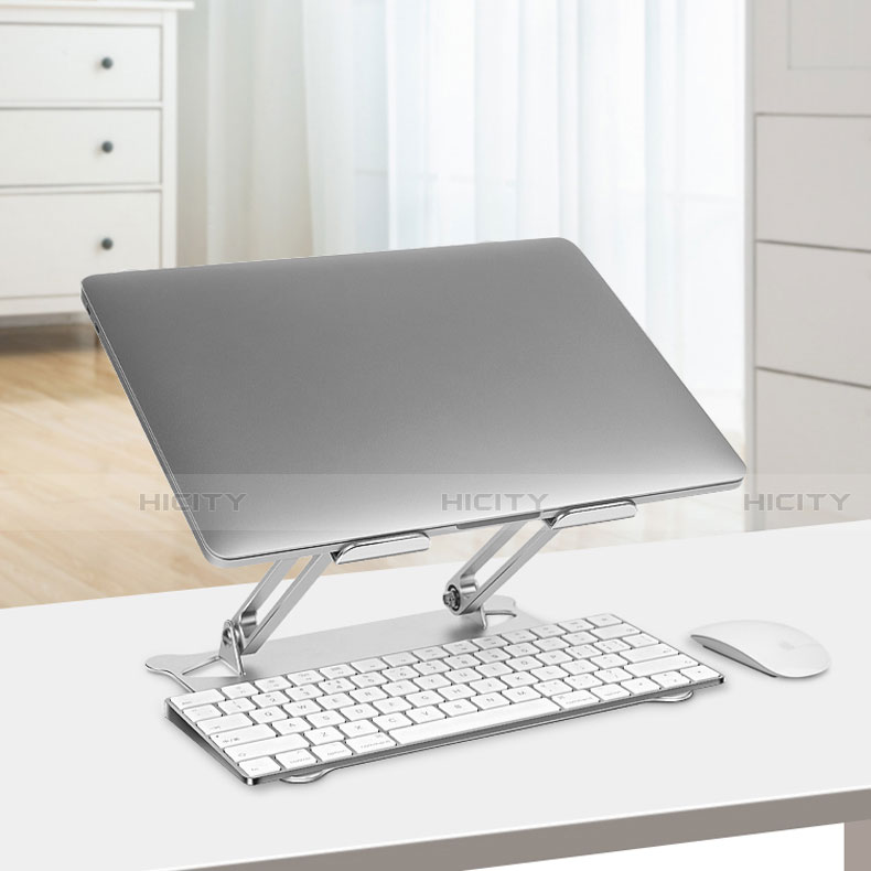 NoteBook Halter Halterung Laptop Ständer Universal K12 für Huawei MateBook 13 (2020) Silber