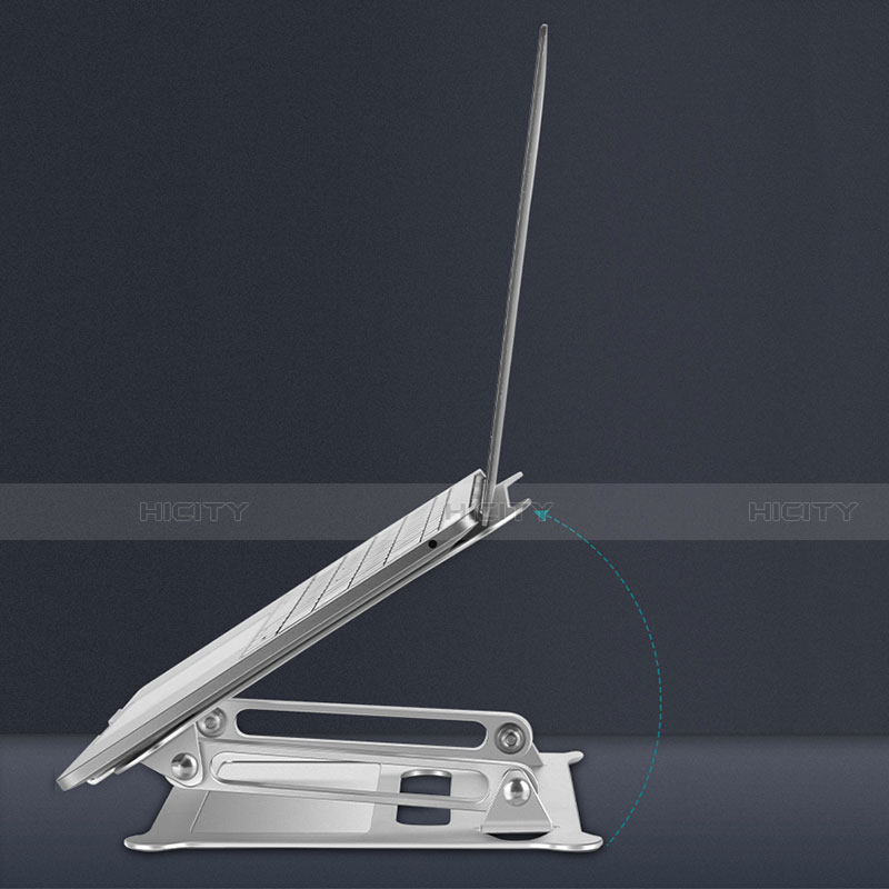 NoteBook Halter Halterung Laptop Ständer Universal K12 für Huawei MateBook D14 (2020) Silber
