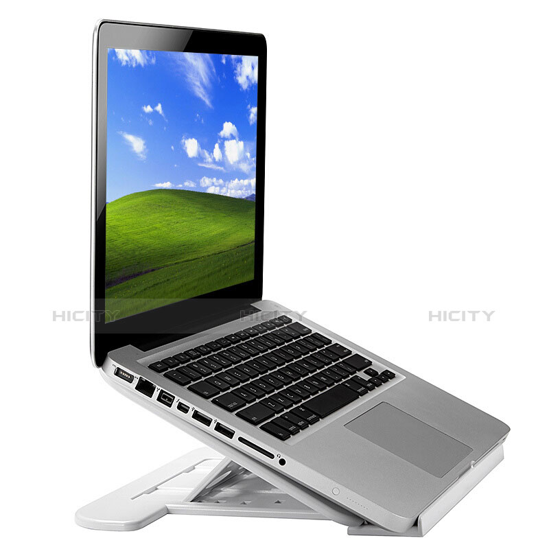 NoteBook Halter Halterung Laptop Ständer Universal S02 für Apple MacBook Air 13.3 zoll (2018) Silber