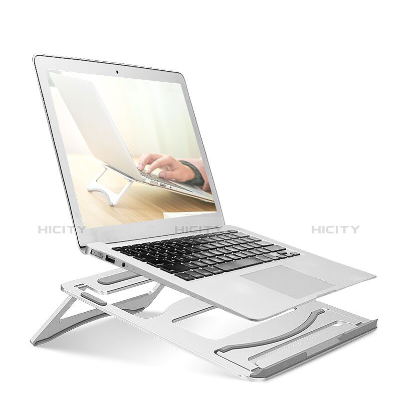 NoteBook Halter Halterung Laptop Ständer Universal S03 für Apple MacBook Air 13 zoll Silber Plus