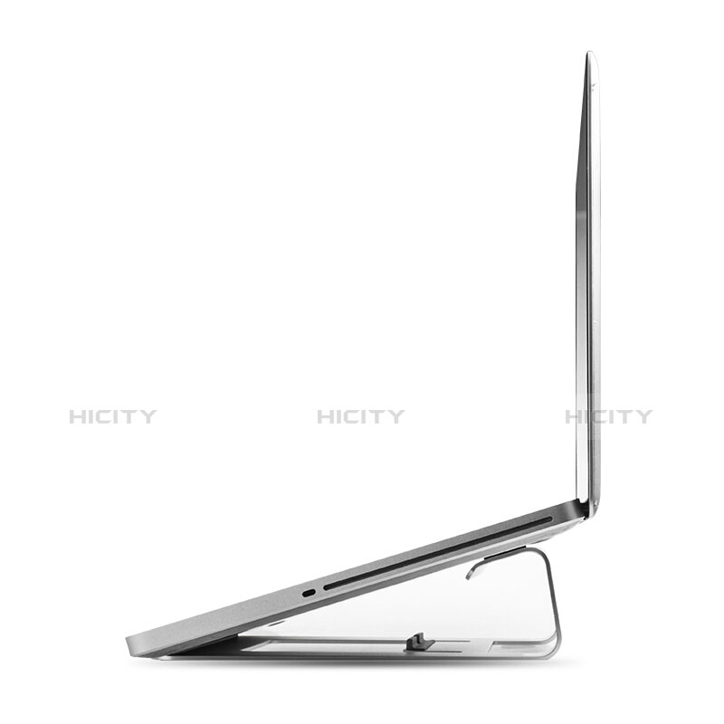 NoteBook Halter Halterung Laptop Ständer Universal S04 für Huawei Honor MagicBook 14 Silber groß