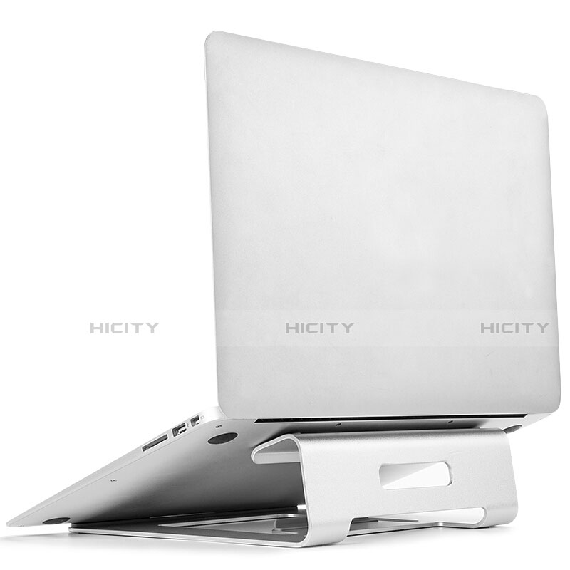 NoteBook Halter Halterung Laptop Ständer Universal S05 für Apple MacBook Air 13 zoll (2020) Silber groß