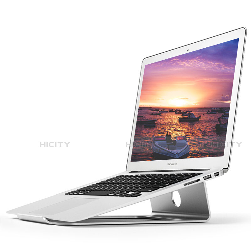 NoteBook Halter Halterung Laptop Ständer Universal S11 für Apple MacBook Pro 13 zoll (2020) Silber