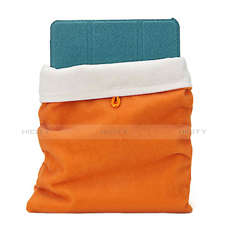 Samt Handy Tasche Schutz Hülle für Apple iPad 3 Orange