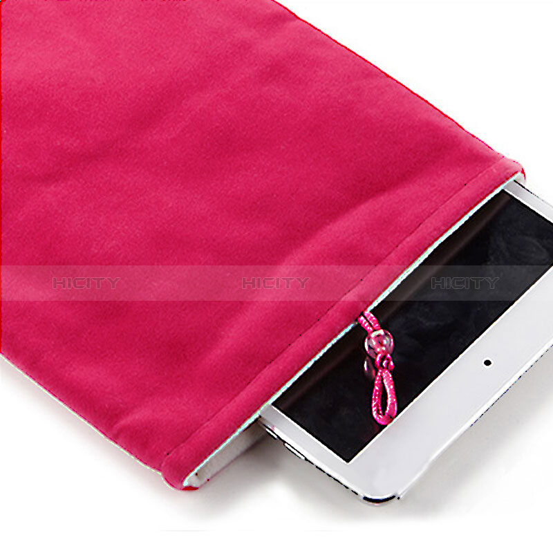 Samt Handy Tasche Schutz Hülle für Apple New iPad 9.7 (2017) Pink