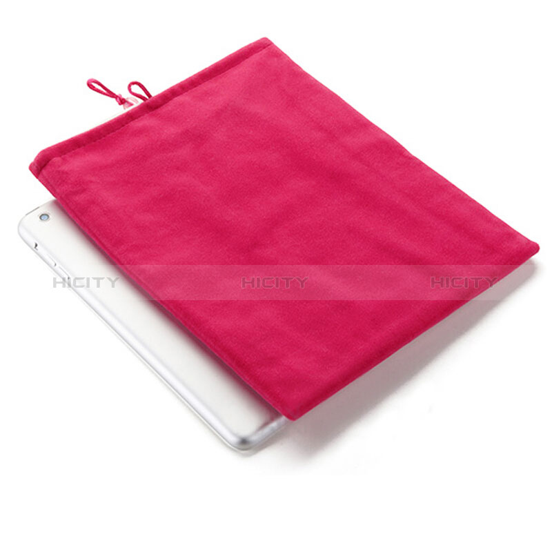 Samt Handy Tasche Schutz Hülle für Apple New iPad 9.7 (2017) Pink