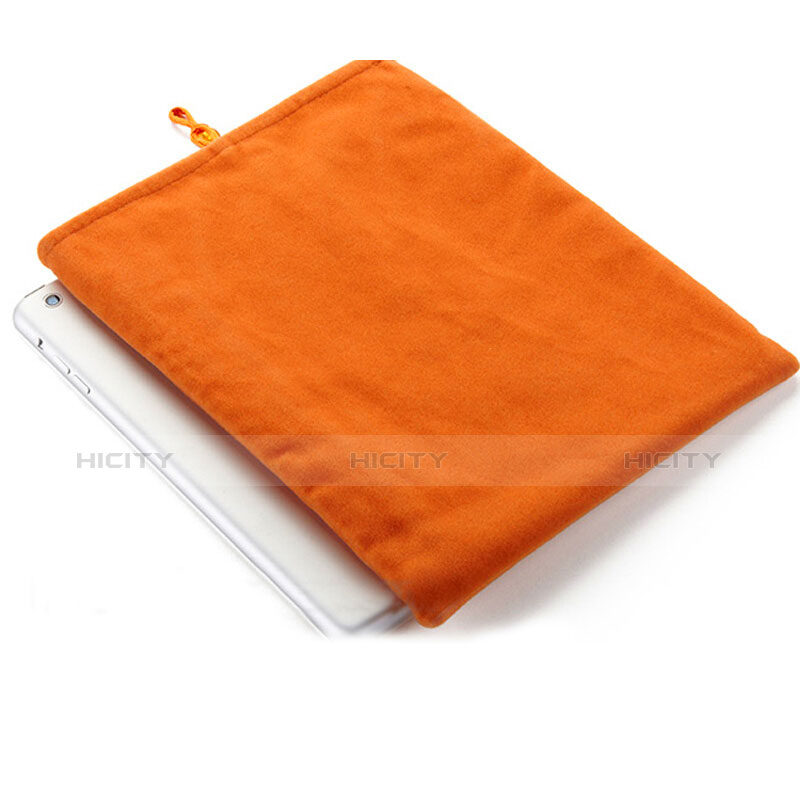 Samt Handy Tasche Schutz Hülle für Huawei MateBook HZ-W09 Orange