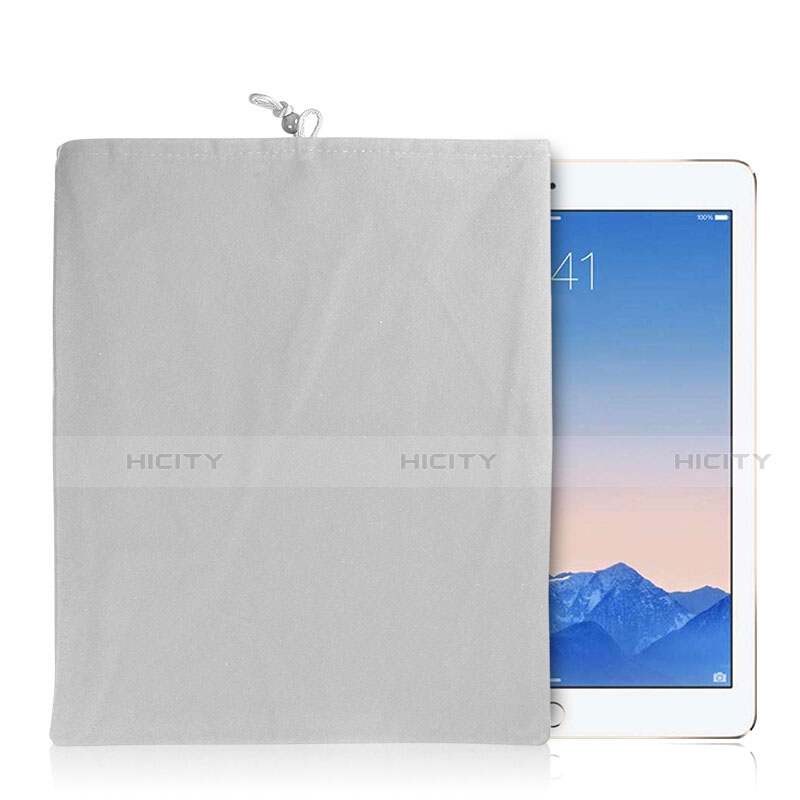 Samt Handy Tasche Schutz Hülle für Samsung Galaxy Tab S2 9.7 SM-T810 SM-T815 Weiß Plus