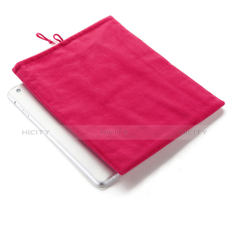 Samt Handy Tasche Schutz Hülle für Samsung Galaxy Tab S7 Plus 12.4 Wi-Fi SM-T970 Pink