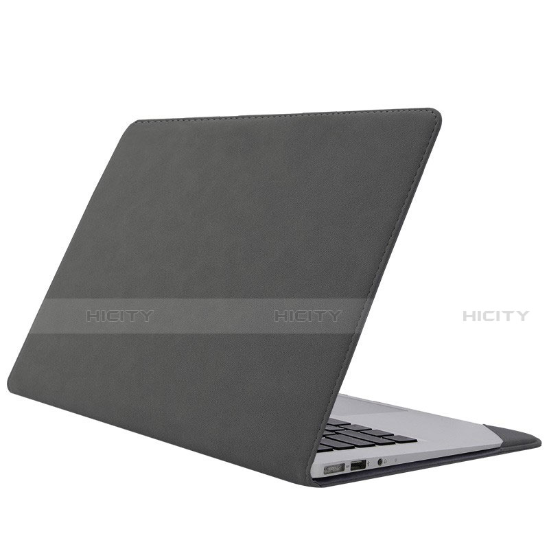 Samt Handy Tasche Schutz Hülle S01 für Huawei Matebook X Pro (2020) 13.9 Schwarz