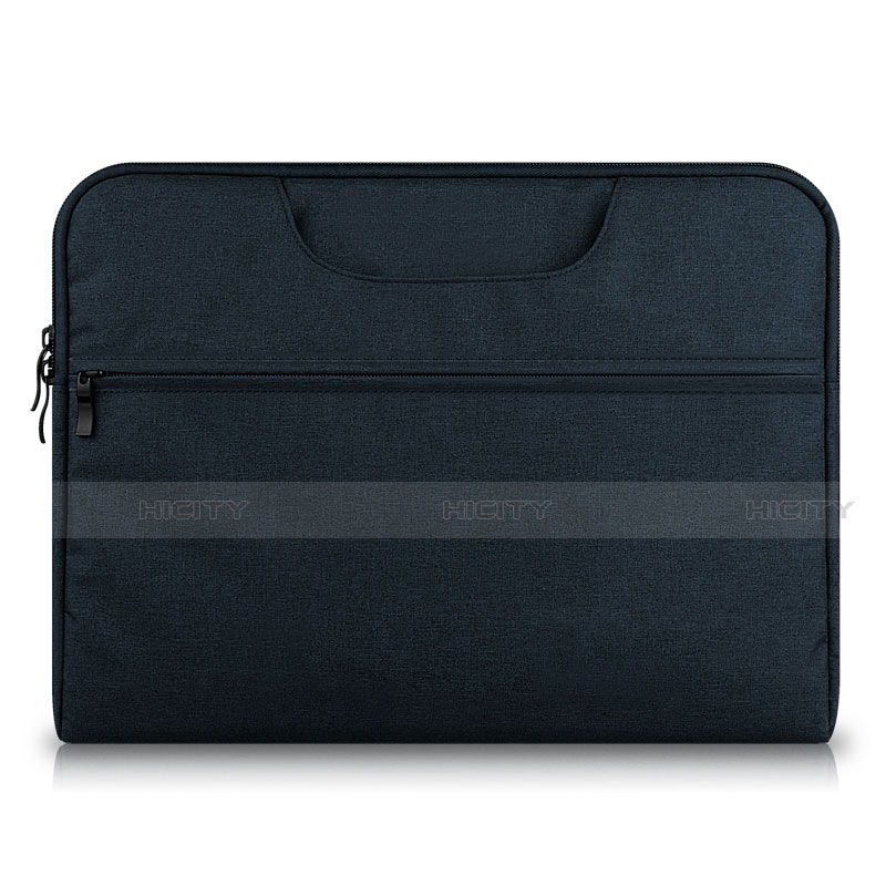 Samt Handy Tasche Schutz Hülle S03 für Huawei Matebook X Pro (2020) 13.9 Schwarz