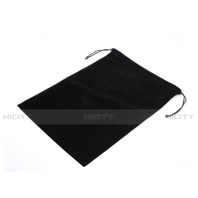 Samt Handy Tasche Sleeve Hülle für Huawei Honor Pad 5 10.1 AGS2-W09HN AGS2-AL00HN Schwarz groß