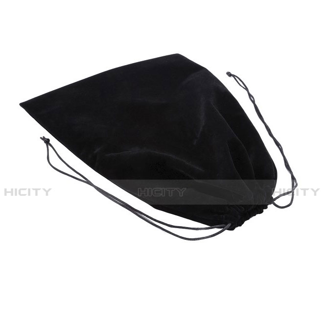 Samt Handy Tasche Sleeve Hülle für Huawei Honor WaterPlay 10.1 HDN-W09 Schwarz