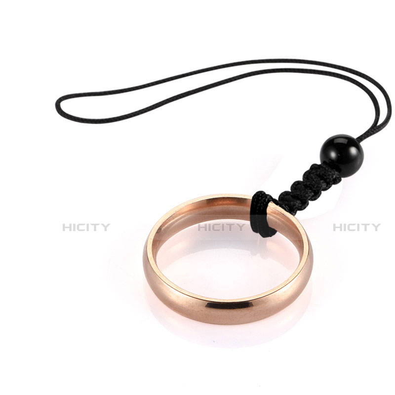 Schlüsselband Schlüsselbänder Schlüsselanhänger mit Fingerring R03 Rosegold