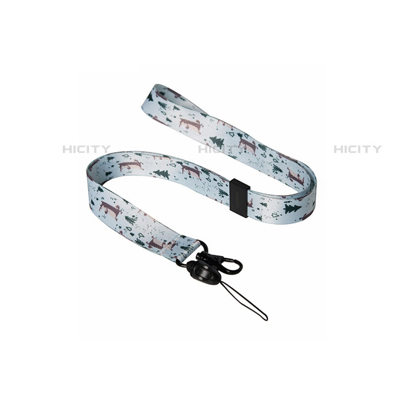 Schlüsselband Schlüsselbänder Umhängeband Lanyard K02 Grau Plus