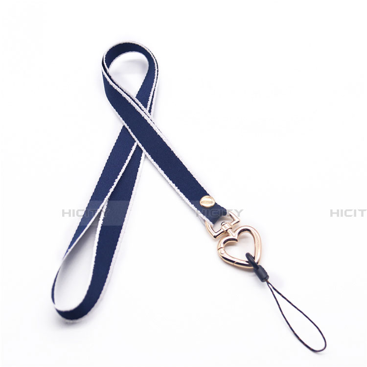 Schlüsselband Schlüsselbänder Umhängeband Lanyard N06 Blau Plus