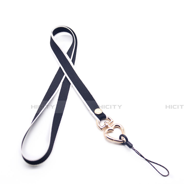 Schlüsselband Schlüsselbänder Umhängeband Lanyard N06 Schwarz