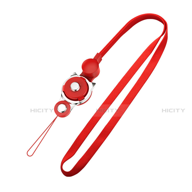 Schlüsselband Schlüsselbänder Umhängeband Lanyard N09 Rot Plus