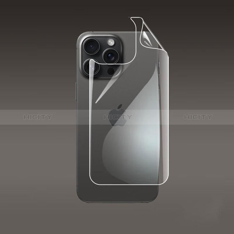 Schutzfolie Displayschutzfolie Panzerfolie Flexibilität Weich Skins zum Aufkleben Full Coverage A01 für Apple iPhone 15 Pro Klar