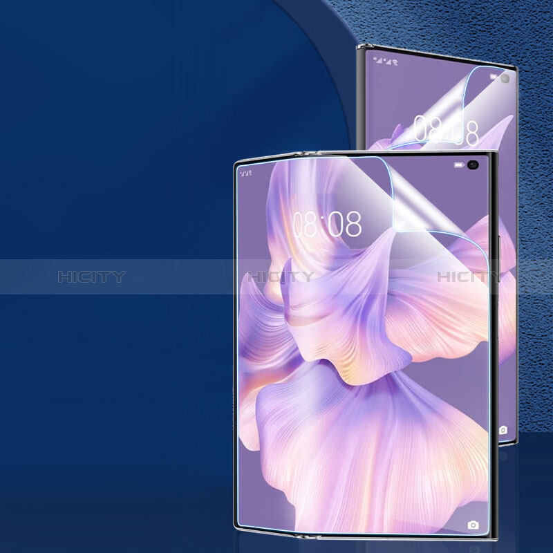 Schutzfolie Displayschutzfolie Panzerfolie Flexibilität Weich Skins zum Aufkleben Full Coverage F01 für Huawei Mate Xs 2 Klar Plus