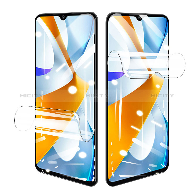 Schutzfolie Displayschutzfolie Panzerfolie Flexibilität Weich Skins zum Aufkleben Full Coverage F01 für Xiaomi Poco C65 Klar