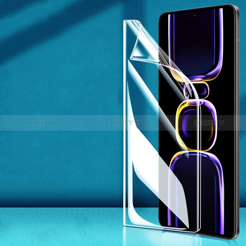 Schutzfolie Displayschutzfolie Panzerfolie Flexibilität Weich Skins zum Aufkleben Full Coverage F01 für Xiaomi Redmi K60E 5G Klar Plus