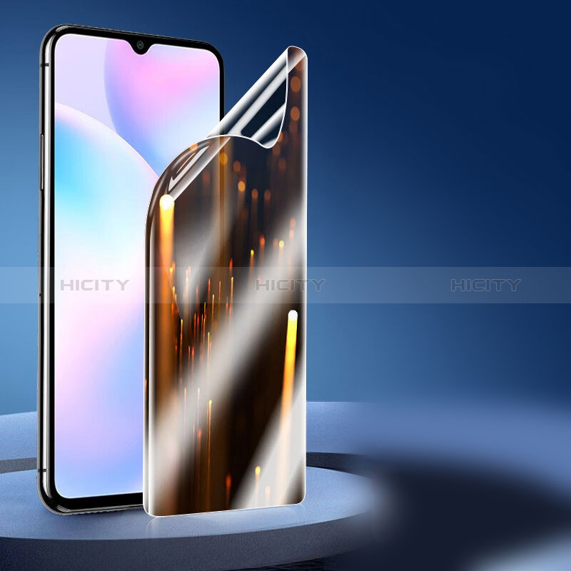 Schutzfolie Displayschutzfolie Panzerfolie Flexibilität Weich Skins zum Aufkleben Full Coverage Privacy A01 für Xiaomi Redmi 9 Activ Klar