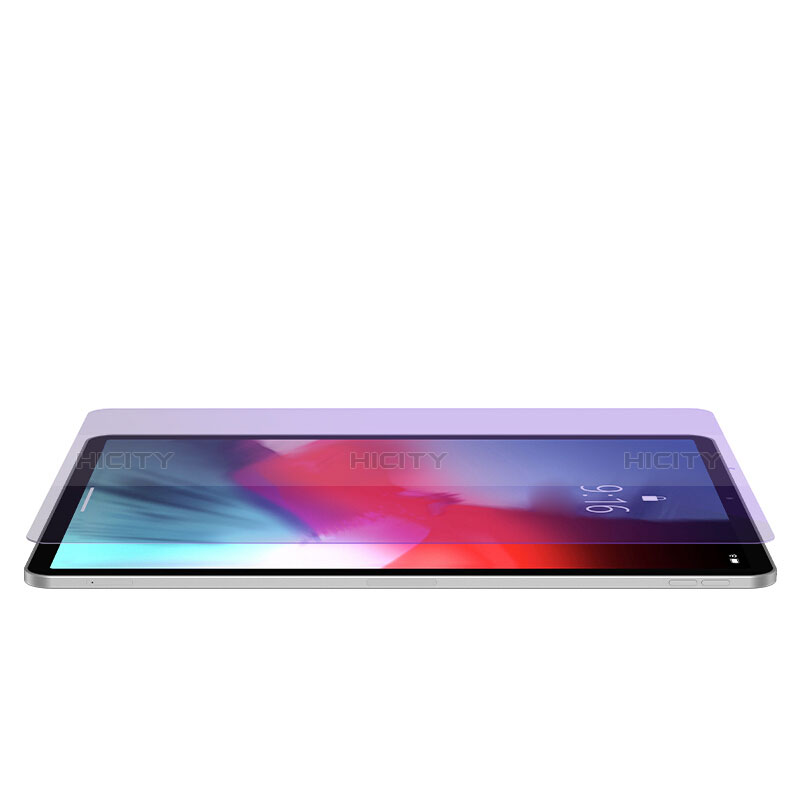 Schutzfolie Displayschutzfolie Panzerfolie Gehärtetes Glas Glasfolie Anti Blue Ray Skins zum Aufkleben Panzerglas B01 für Apple iPad Pro 12.9 (2018) Klar