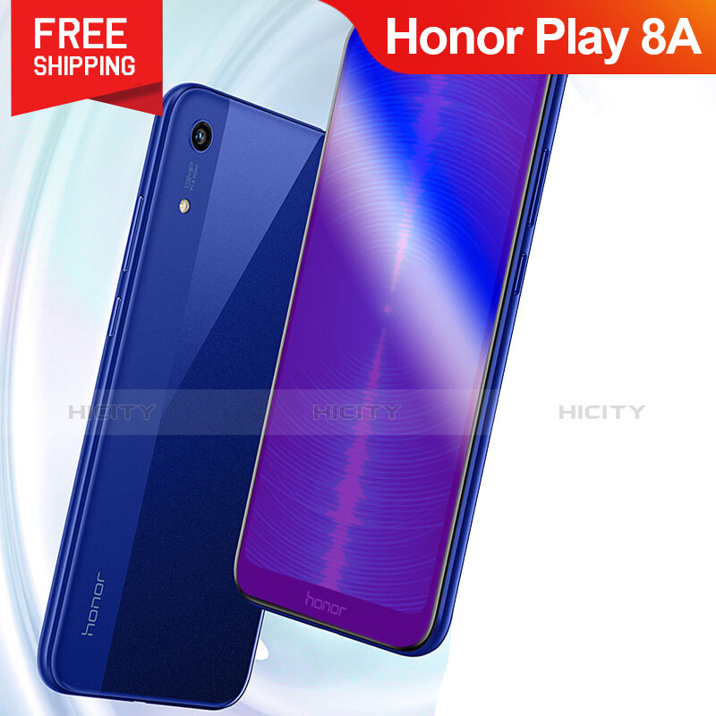 Schutzfolie Displayschutzfolie Panzerfolie Gehärtetes Glas Glasfolie Anti Blue Ray Skins zum Aufkleben Panzerglas B01 für Huawei Honor Play 8A Klar