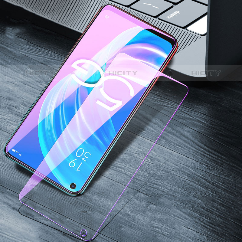 Schutzfolie Displayschutzfolie Panzerfolie Gehärtetes Glas Glasfolie Anti Blue Ray Skins zum Aufkleben Panzerglas B01 für Oppo A53 5G Klar