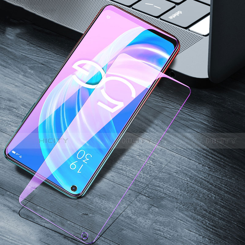 Schutzfolie Displayschutzfolie Panzerfolie Gehärtetes Glas Glasfolie Anti Blue Ray Skins zum Aufkleben Panzerglas B01 für Oppo A72 5G Klar